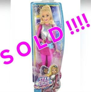 NEW 2015 Barbie Star Light Adventure Doll BARBIE in Pink Suit Silver Vest